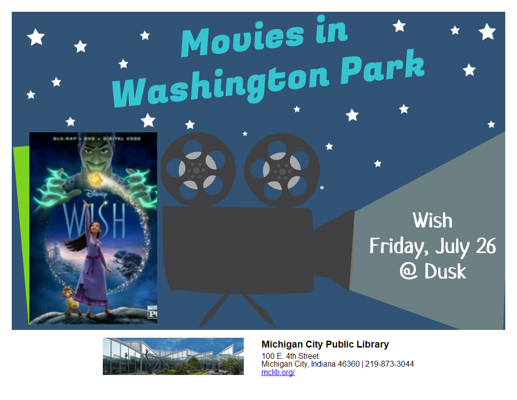 Movies in Washington Park: Wish, Friday, July 26 at dusk